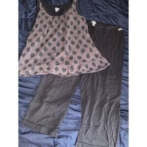 DKNY pajama set size L LARGE